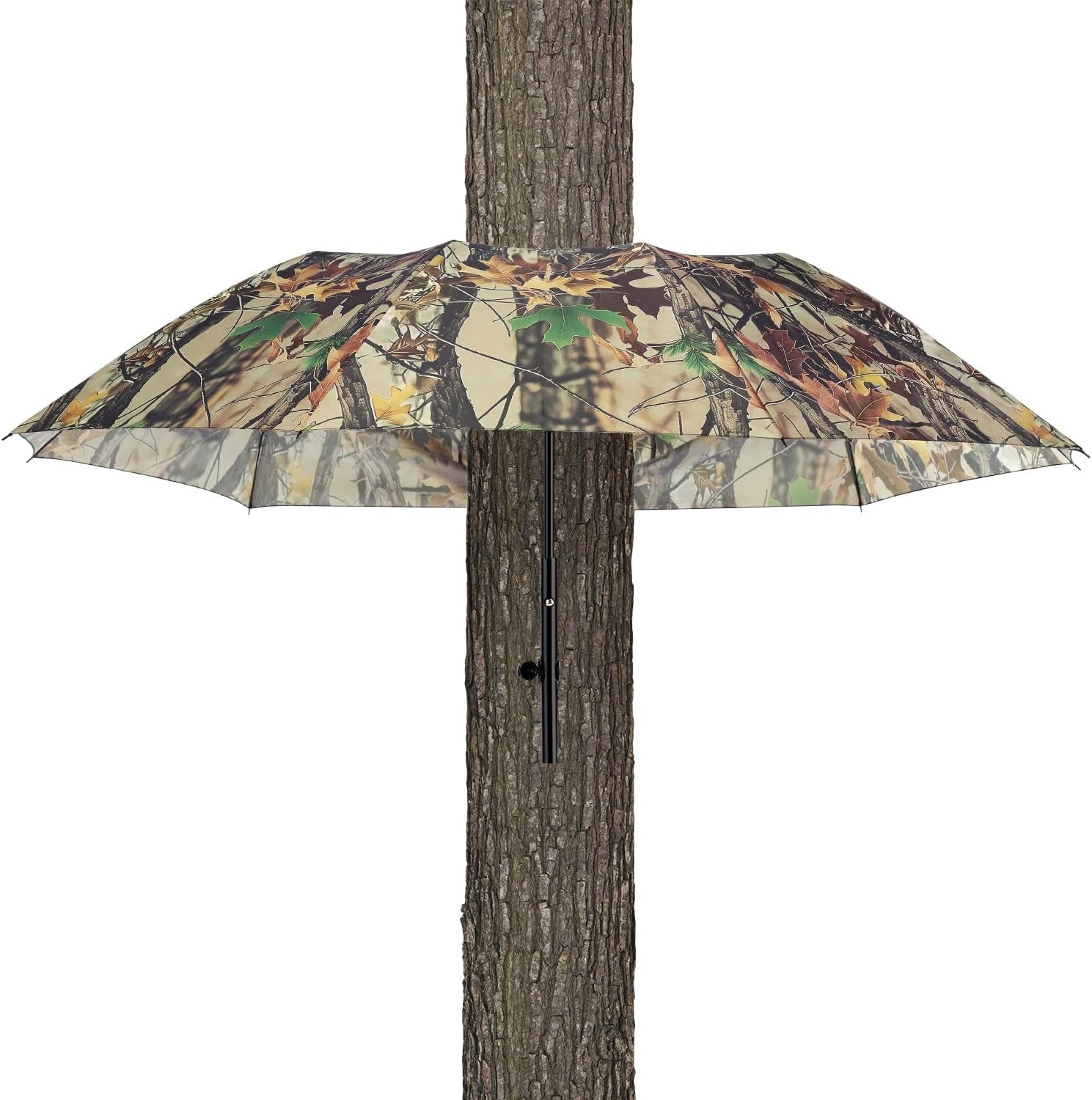 Kalkal 58' Wide Tree Stand Umbrella with Heavy Duty Rod, Durable Hunting Umbrella with Camo - Portable Hunting Accessories