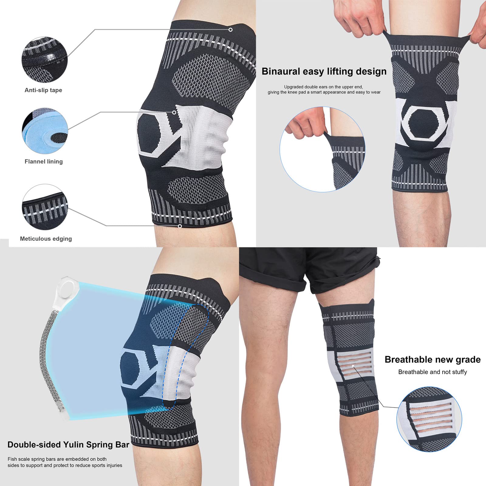 Paire De Genouillères De Protection, Activités à Fort Impact, Sports, La Randonnée, Le Jardinage