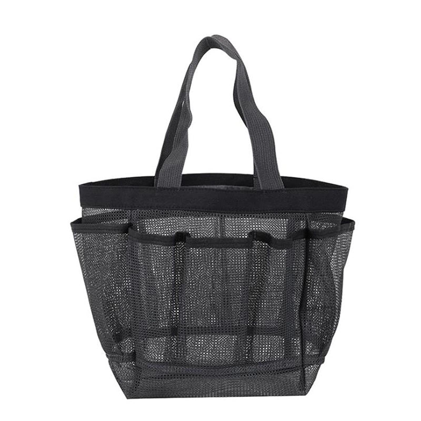 Anedios Mesh Shower Caddy Portable Large Quick Dry Hanging Shower Caddy with 8 Pockets and Handle Shower Tote
