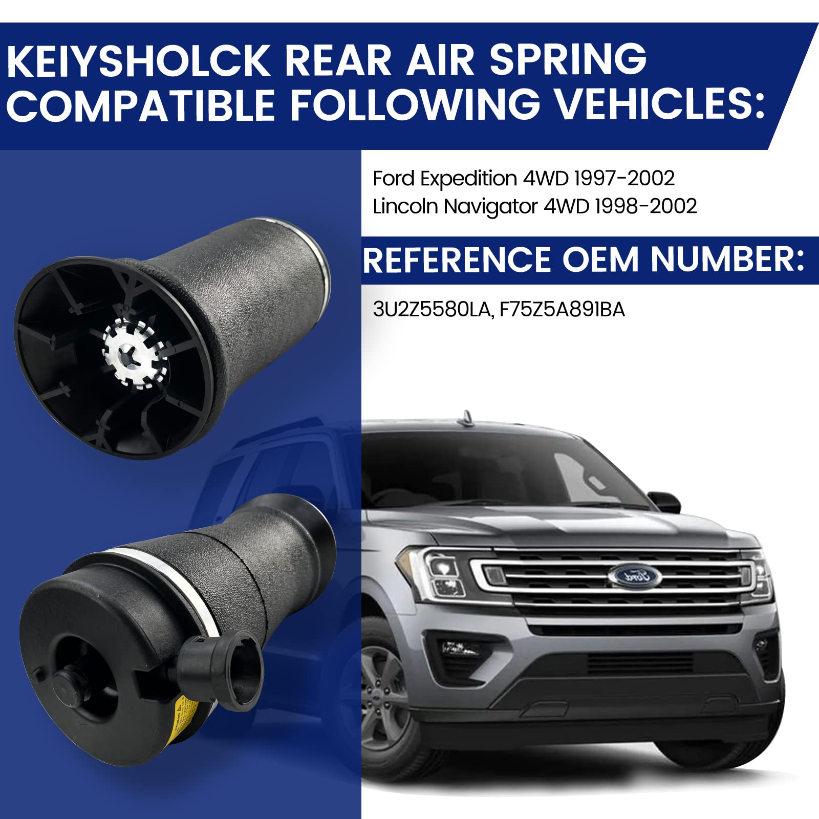 Amazon.com: KEIYSHOLCK Rear Air Suspension Springs