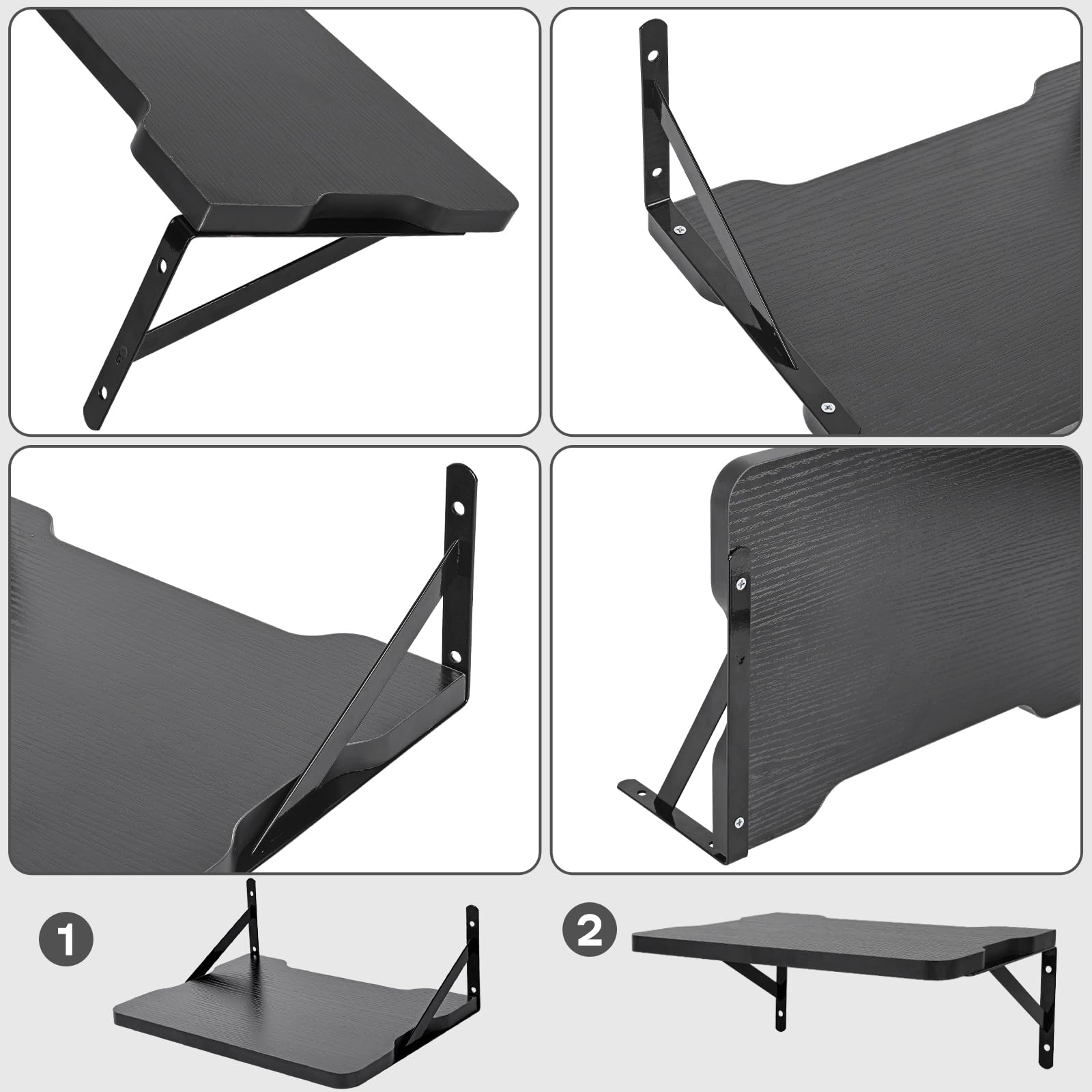 MDF - Mensola piccola per mini proiettore, supporto da parete per router, supporto rack per proiettore e modem, per Xbox Series PS5 PS4