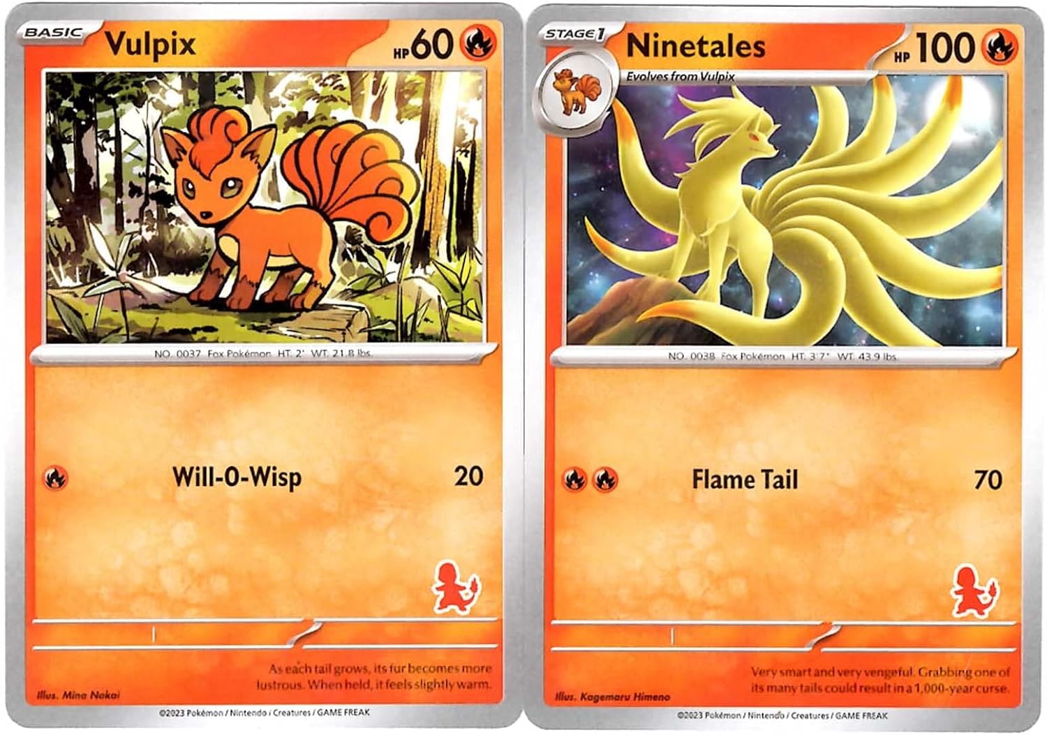 Ninetales & Vulpix - My First Battle - Stamped Promo Pokemon Card Set - 2023