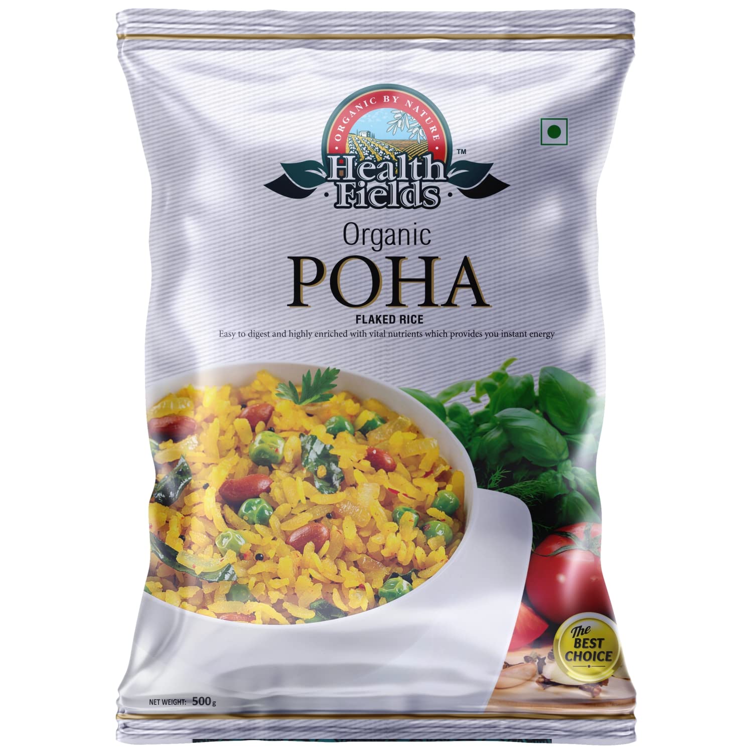 HEALTHFIELDS Health Fields Organic Poha / Flattened Rice-1 Kg(2 X 500 Gm Pouch) (B071G18FF6) Amazon Price History, Amazon Price Tracker