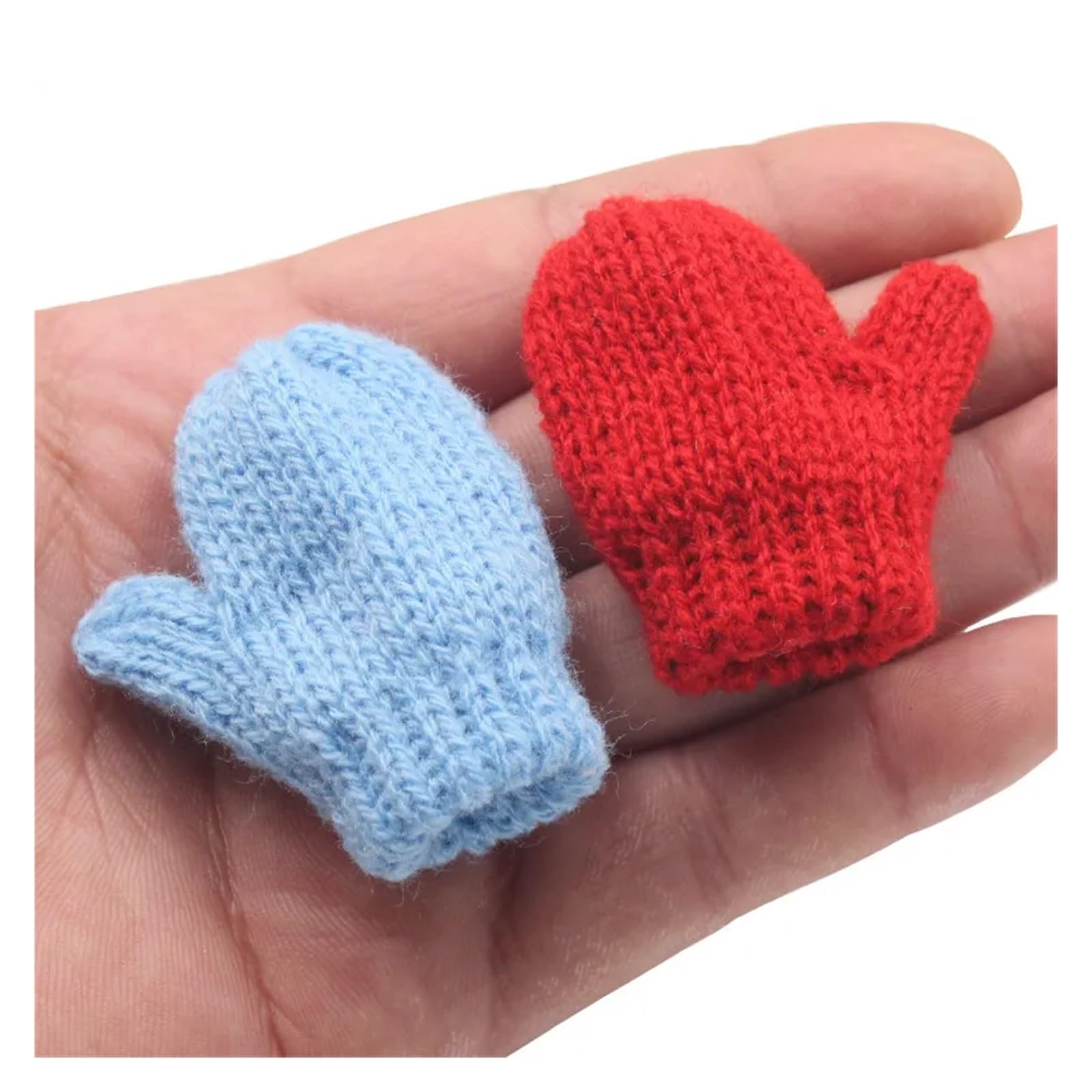 5 Teile/paket Baumwolle Stricken Mini Handschuhe for Hut Kleidung Hause Dekorative Handwerk DIY Handmade Machen Ohrringe Anhänger Geschenk Hilfsstoffe Handgefertigte Produkte, Selbstgemachte Geschenke Küche, Haushalt & Wohnen