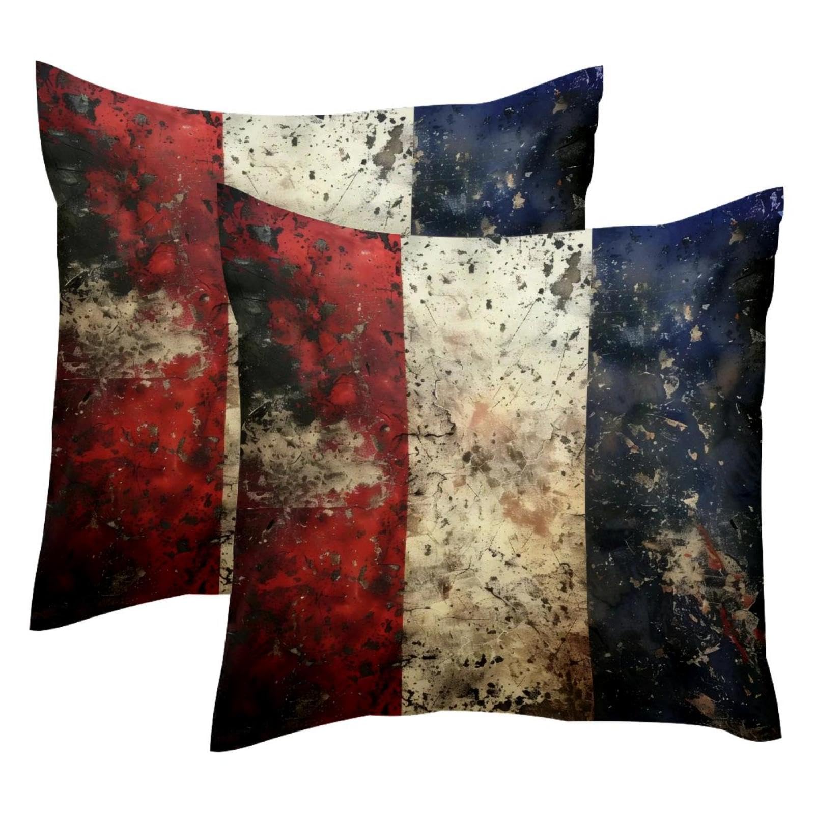 Housses de coussin velours 50x50 cm rayures lot de 2 déco salon