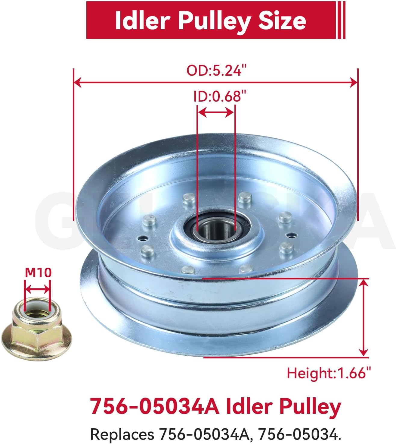 GELASKA 2 Pack 918-06991 Spindle with 490-900-M061 Deck Wash Kit 756-05034A Pulley 954-04060C Belt Replace 618-06991 for Craftsman T1000 T1100 T1200 T1300 T1400 T1800 T2100 T110 T130 T105 Mowers