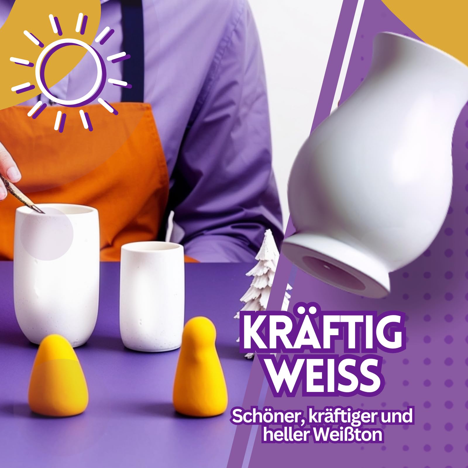TFC Xyraflix Gießmasse weiß 3:1 – 20 kg - Premium Gips für Kunst, Handwerk & Modellbau – Ideal für detailreiche Abgüsse – Made in Germany