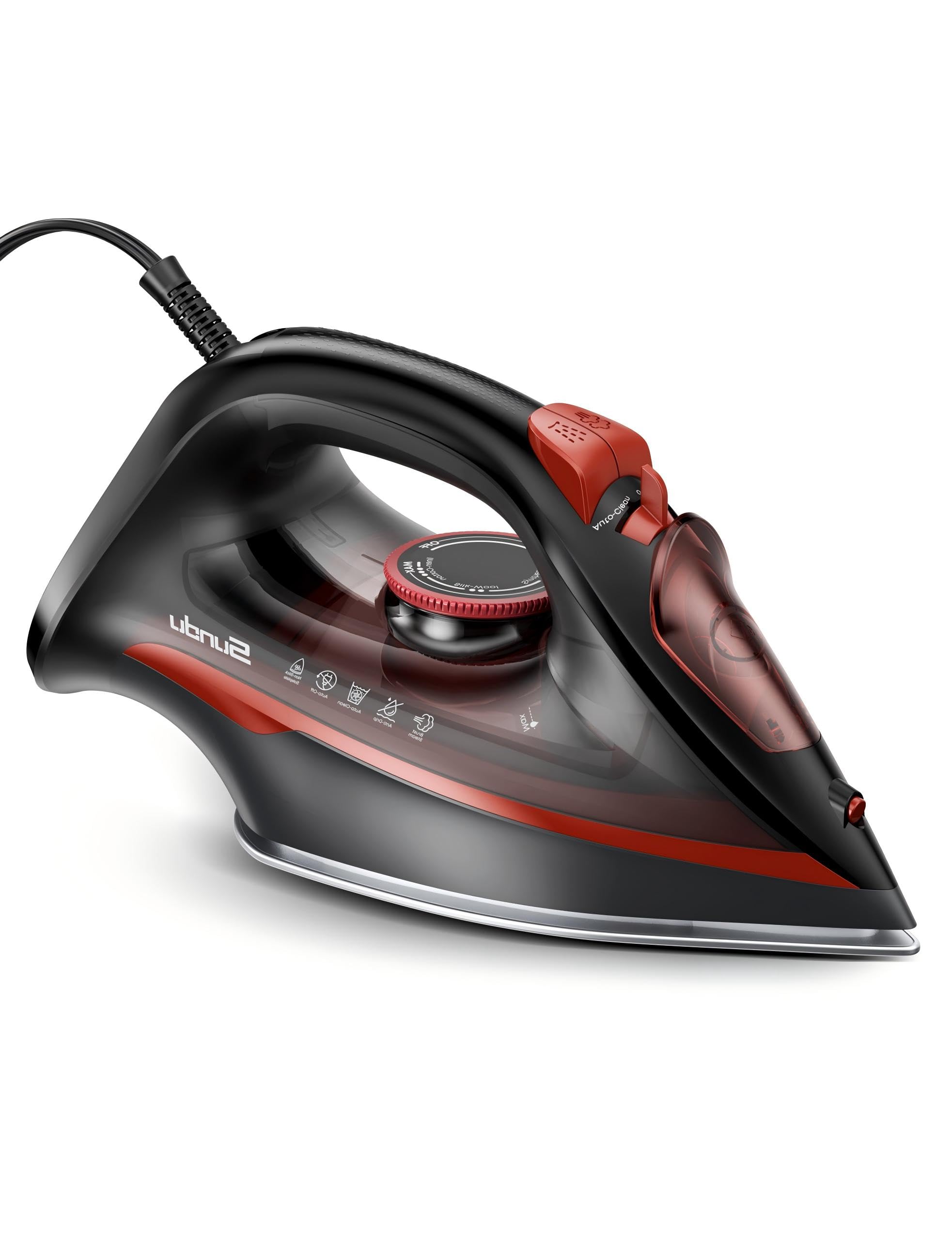 Sundu Pro Steam Station Iron for Clothes 1600W Professional Steam Iron with 44 oz Tank,Leak-Proof Tank,Slate Carry,Green