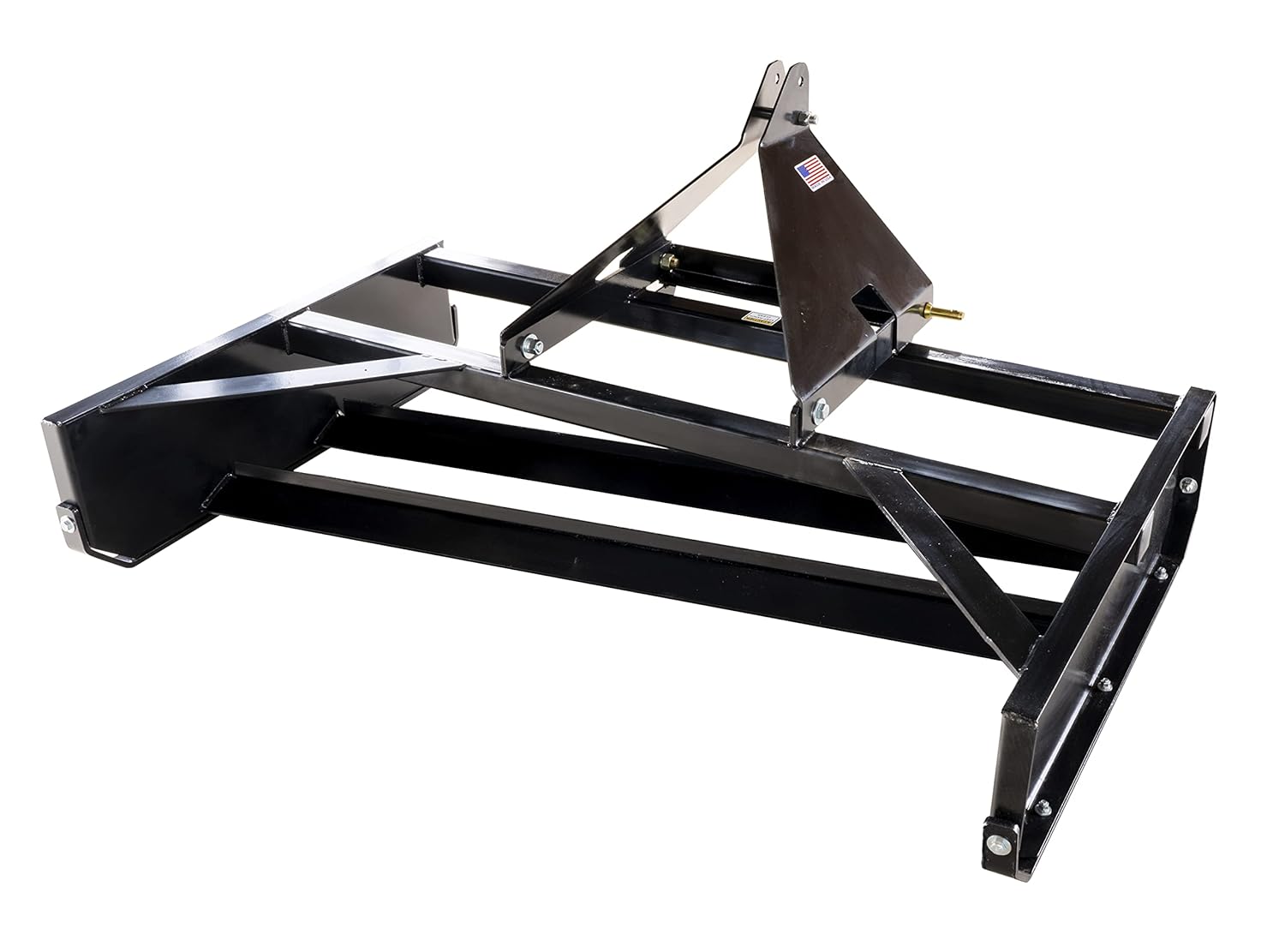 6FT Ranch Box Road Leveler – CAT 1 QA Hitch Attachments for Easily Smoothing Driveways, Filling Potholes, Washed Areas, Low Spots, and Recovering Gravel