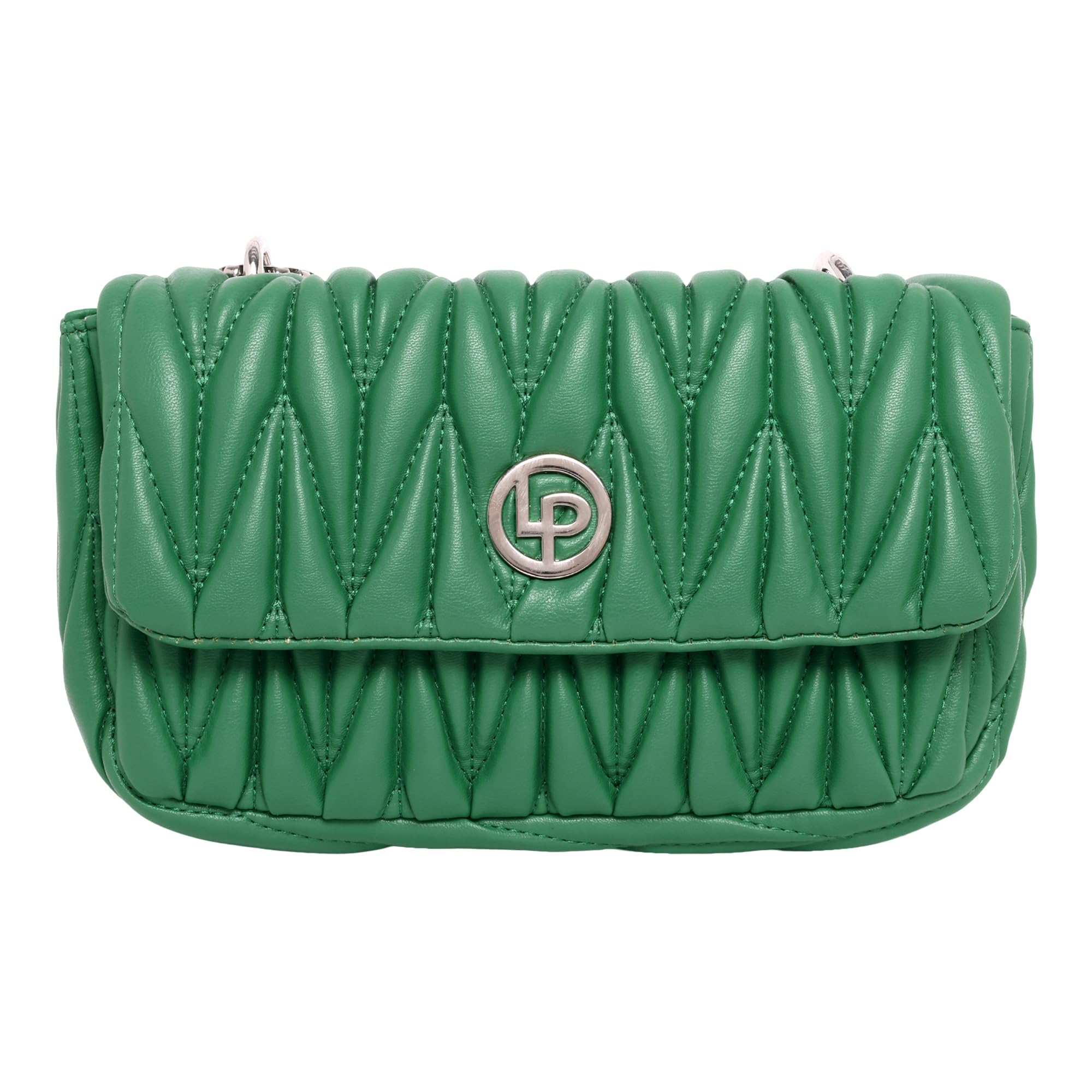 Lino Perros Green Quilted Shoulder Bag (B0CF5WFWMF) Amazon Price History, Amazon Price Tracker