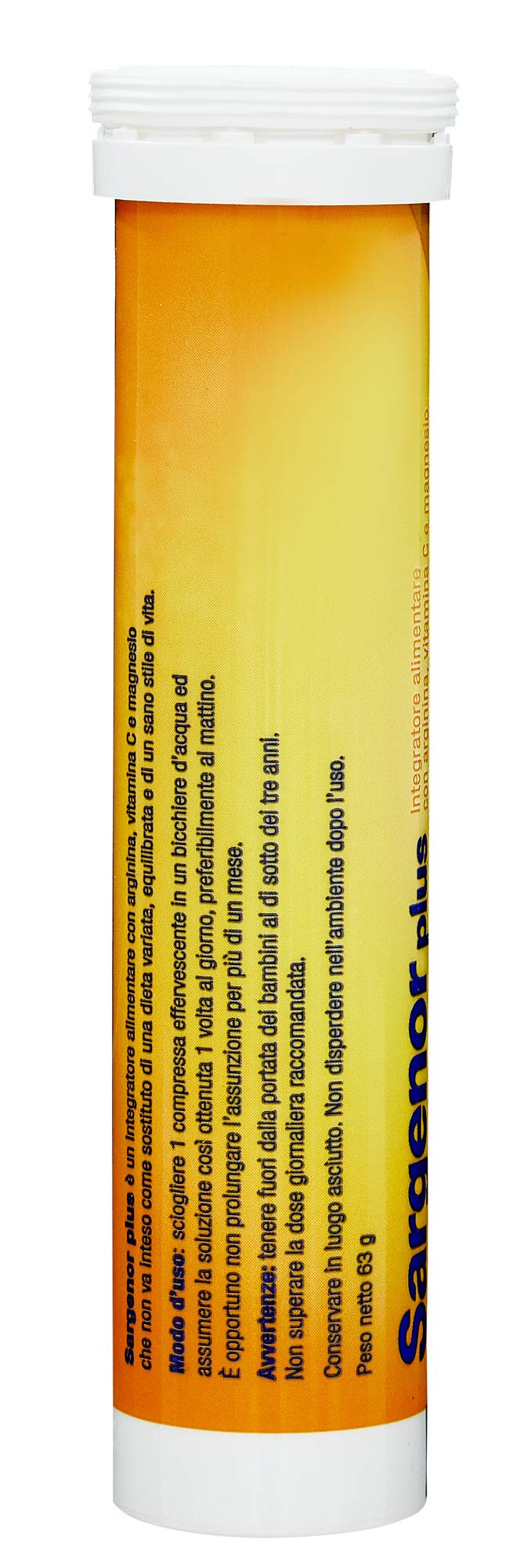 BUYFARMA PROMO PACK - 3X Sargenor Plus da 14 CPR - Integratore Alimentare di Vitamina C, Arginina e Magnesio per Combattere la Stanchezza Fisica e Mentale - 42 Compresse + OMAGGIO