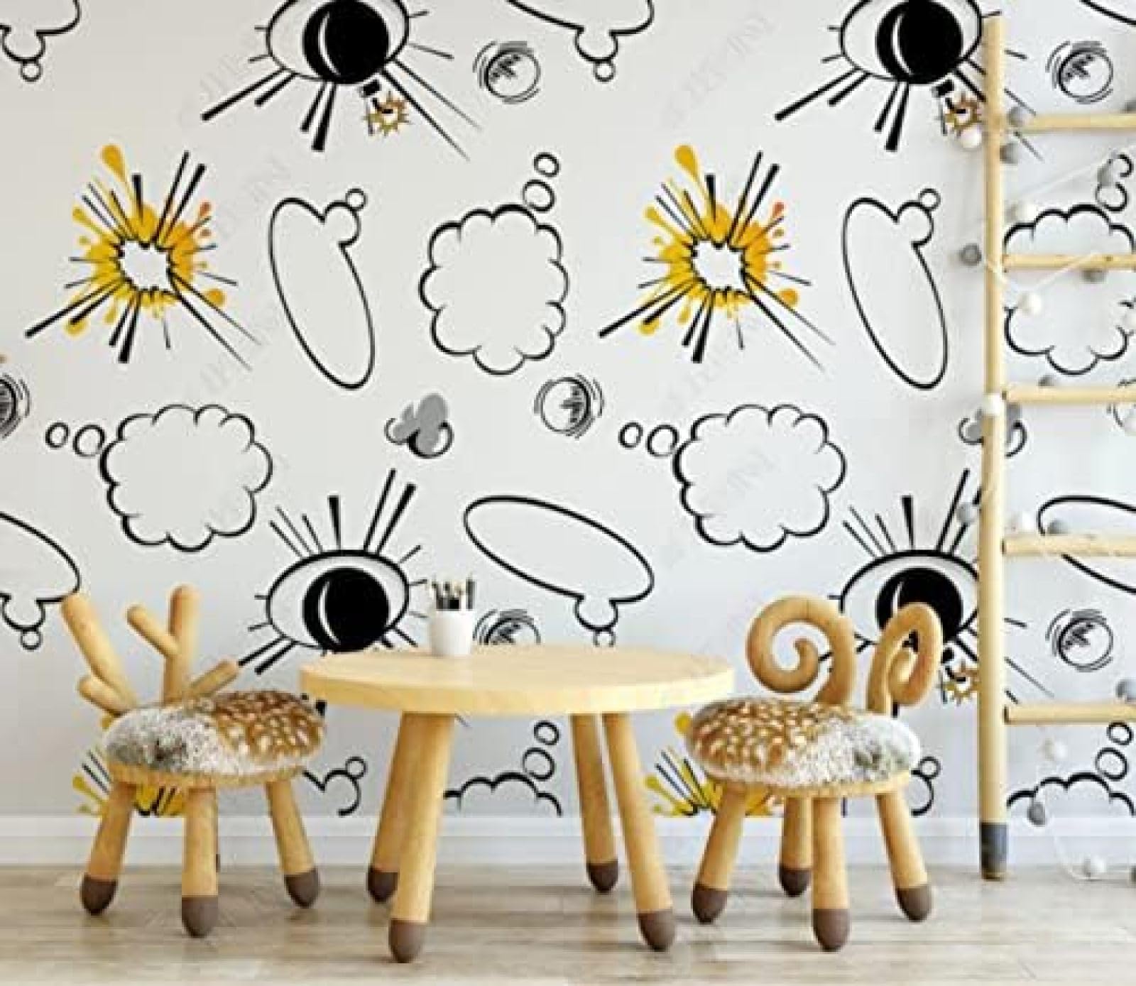 Papier peint 3D intissé pour masquer les imperfections murales salon et chambre XLMING