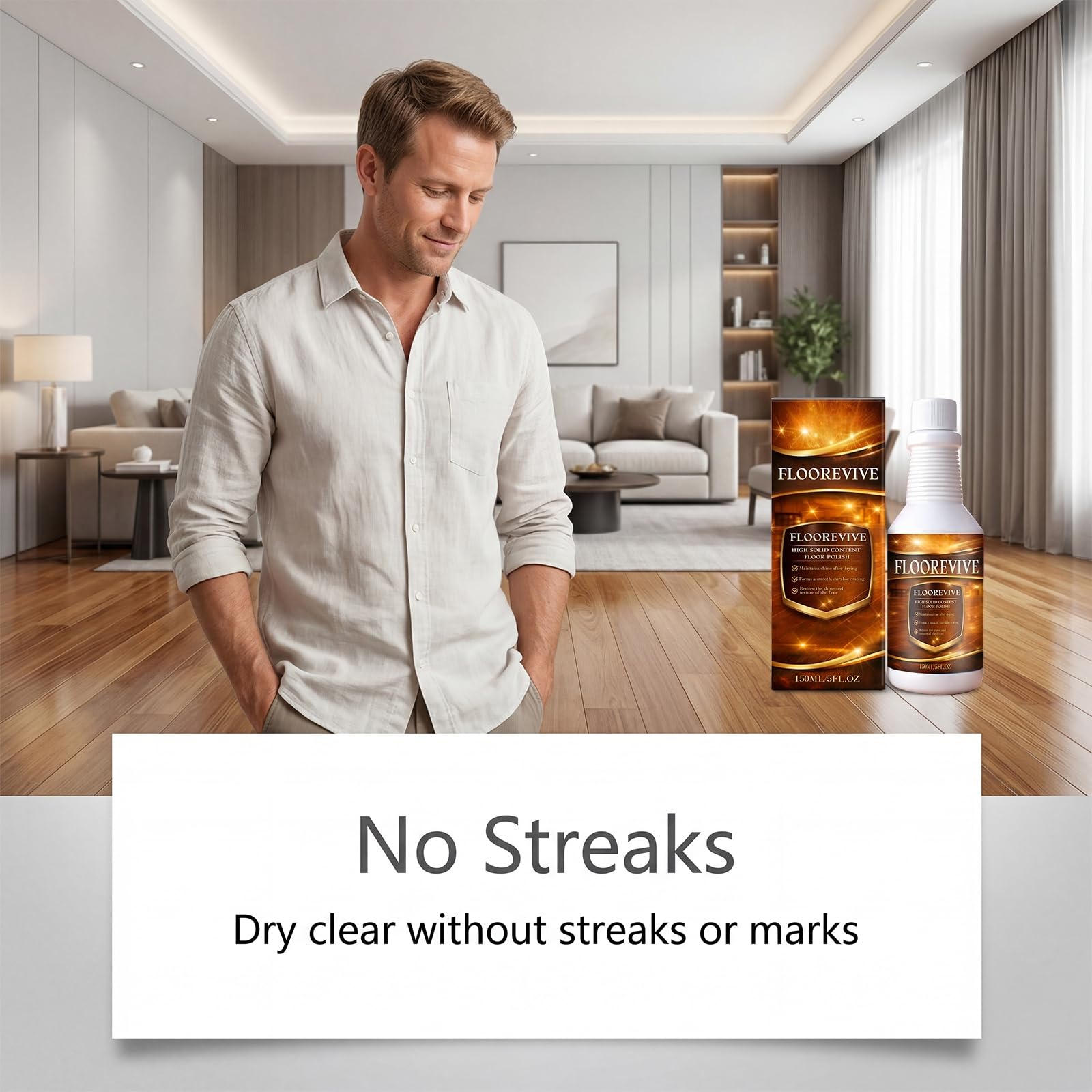 Restaurador profesional de suelos de madera: pulido y tratamiento de alto brillo para suelos de madera, reparación de arañazos, protección para suelos de madera y laminados, restaura el brillo y