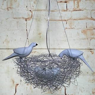 Xuthusman Creative Bird's Nest Decor Chandelier Modern LED Ceiling Light Art Decor Fixtures Lamp Living Room Bedroom Hanging Light