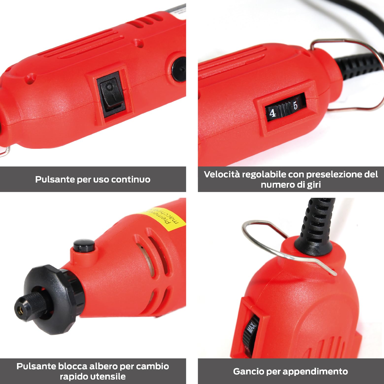 Valex Multiutensile Universal 231 135W 3 mandrini portautensili