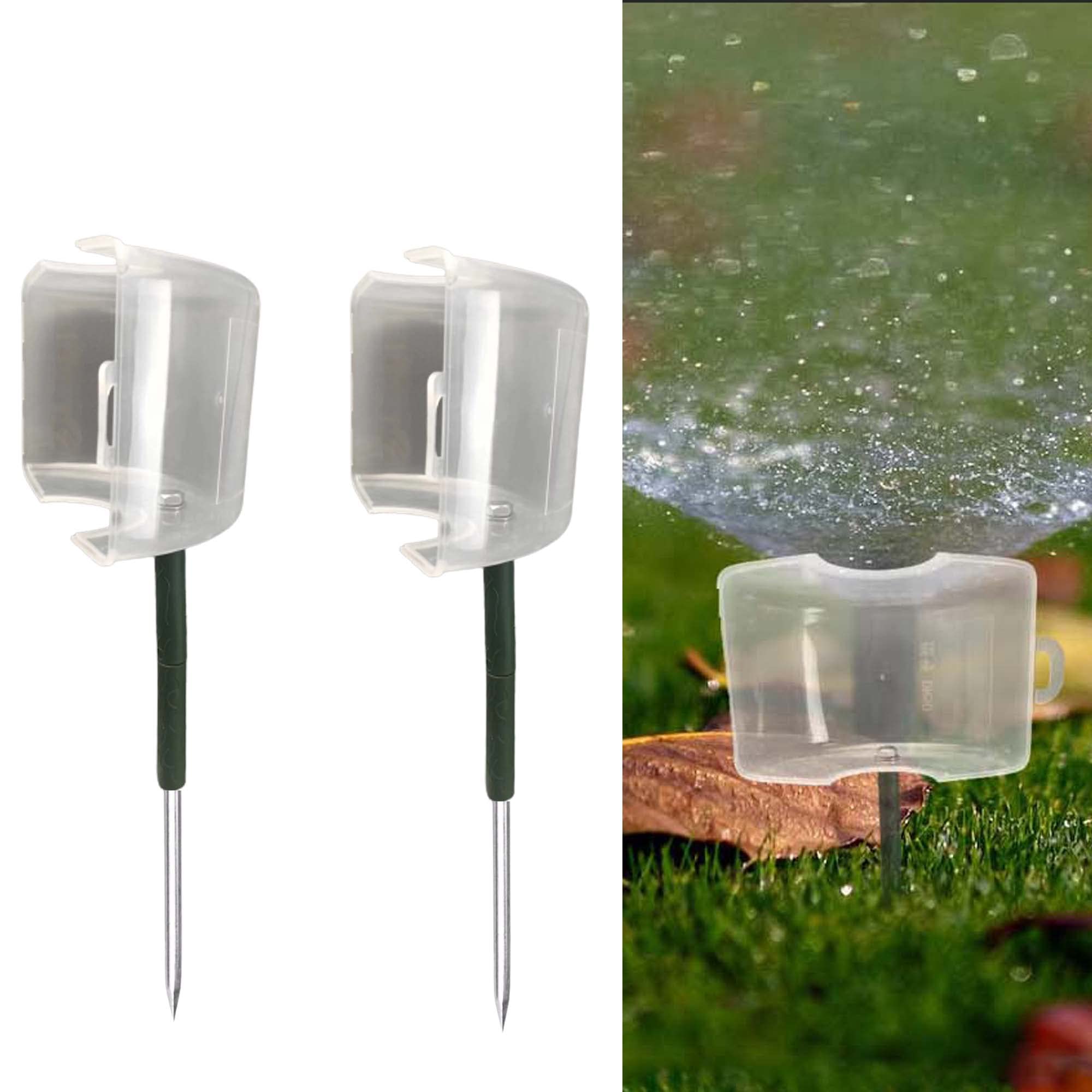 2pc Sprinkler Guards for Lawns,Sprinkler Splash Shield,Sprinkler Splash Guard,Sprinkler Head Protector Guard,Underground Sprinkler Guard(15inch) (Set A)
