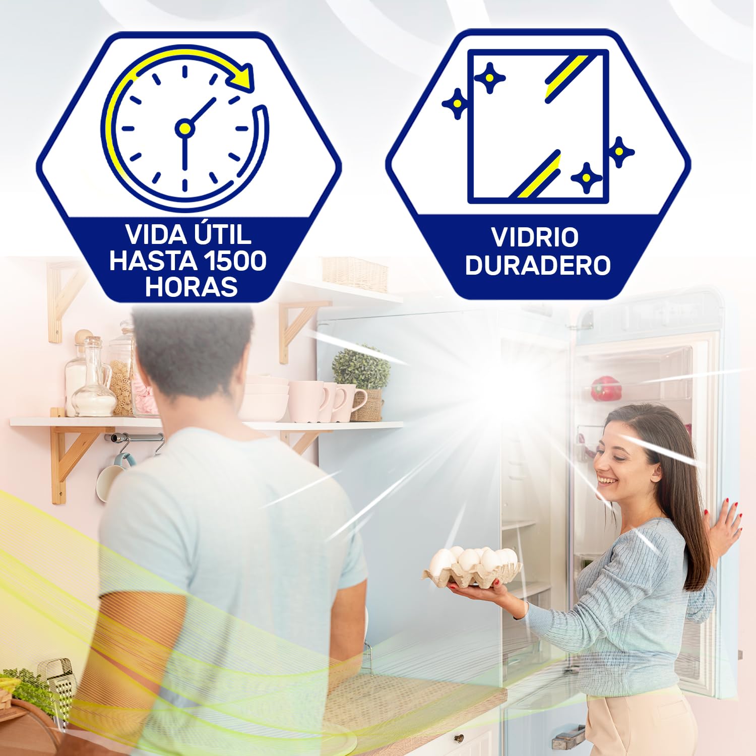 MONTERAL Bombilla E14 para Frigorifico 230V 15W con Código Original 481213418098 para Whirlpool 00602674 602674 para Bosch — view 5