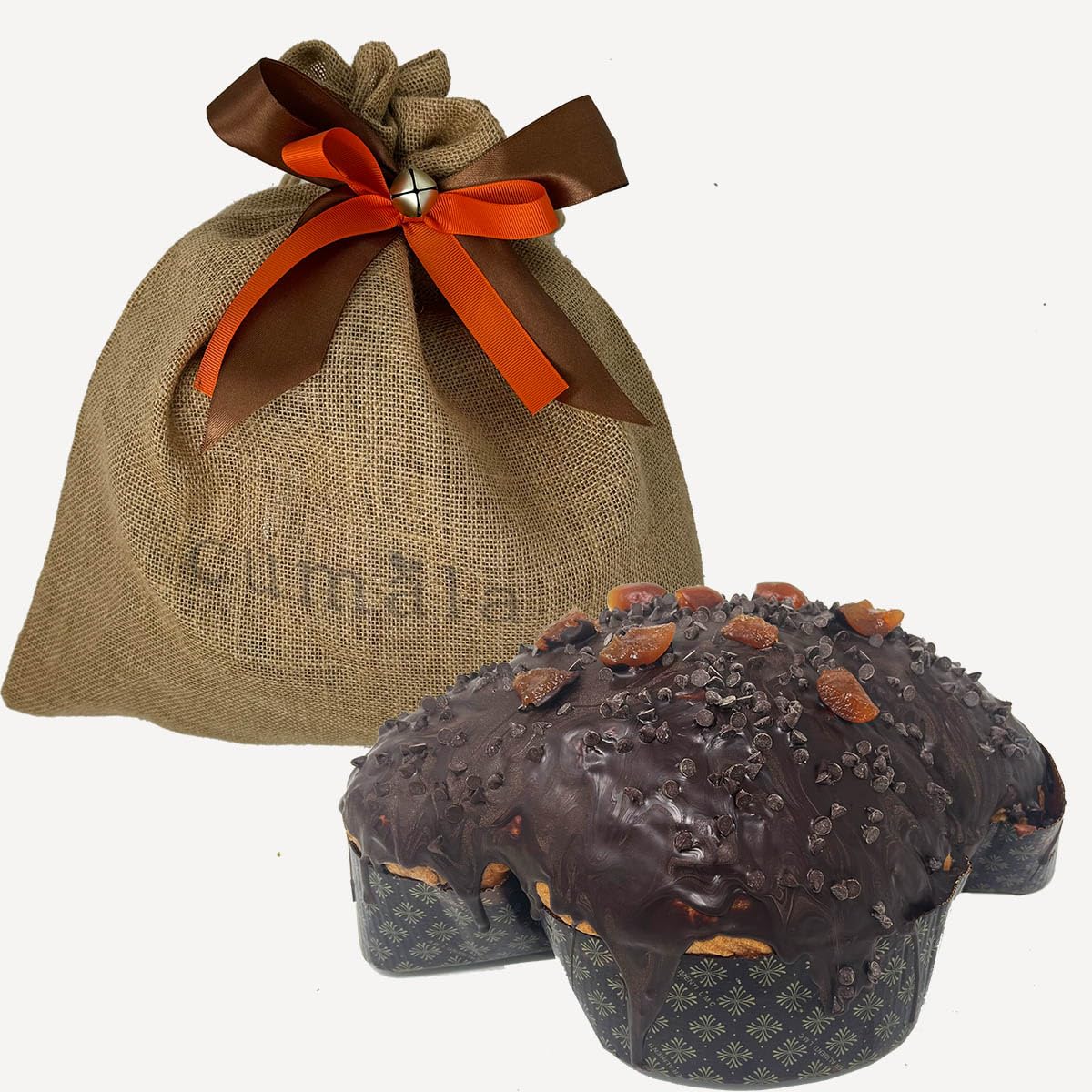 Cumala Handwerkliche Colomba mit Pellecchiella-Aprikose und Schokoladentropfen 1kg