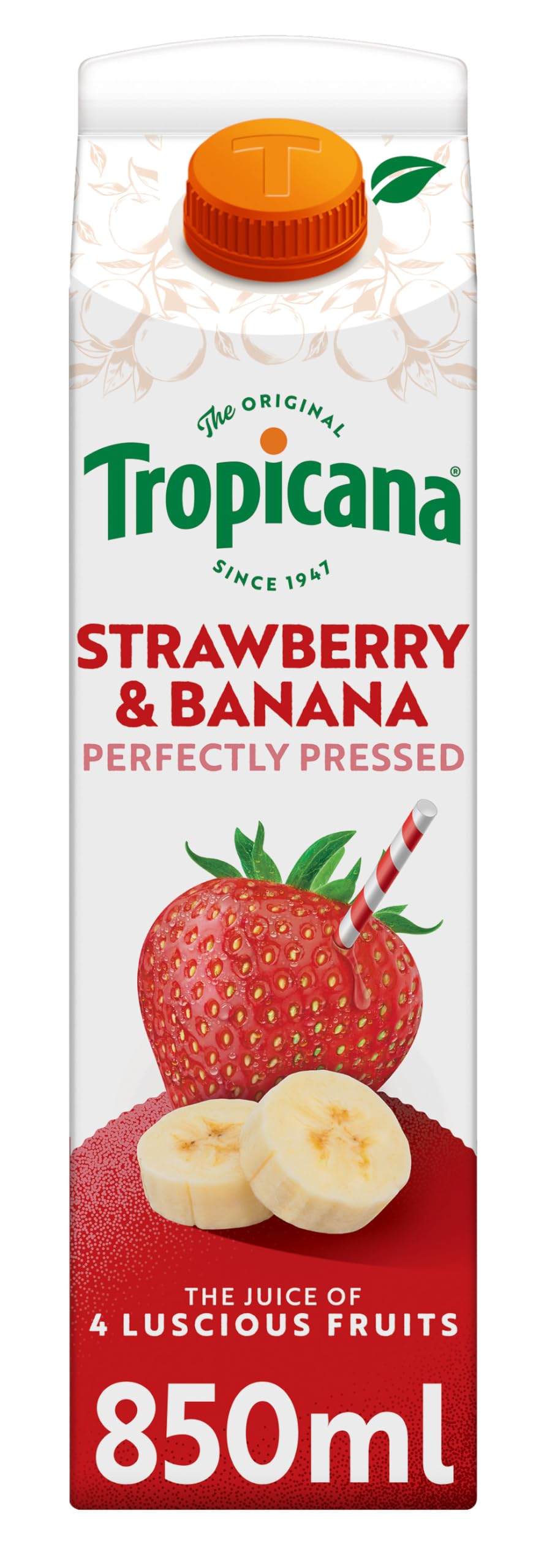Tropicana Strawberry & Banana Fruit Juice 850ml