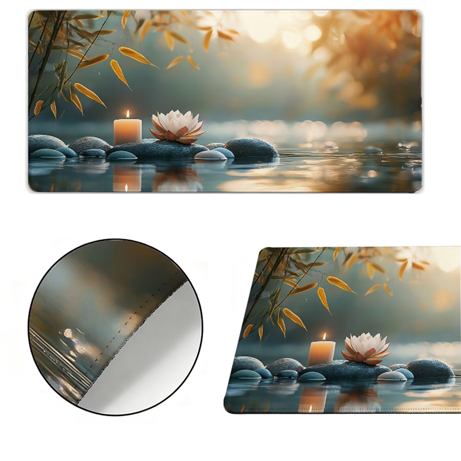 Podkładka pod mysz XXL 1000x500x3mm podkładka pod mysz orchidea szara poprawia precyzję i szybkość, wodoodporna antypoślizgowa, szyte krawędzie, akcesoria do gier, komputer biurowy, komputer Y7-775