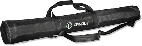 FANAUE Funda de trípode con compartimentos, 39.4 x 9.8 x 9.8 pulgadas, bolsa de trípode resistente con correas para el hombro, funda de transporte