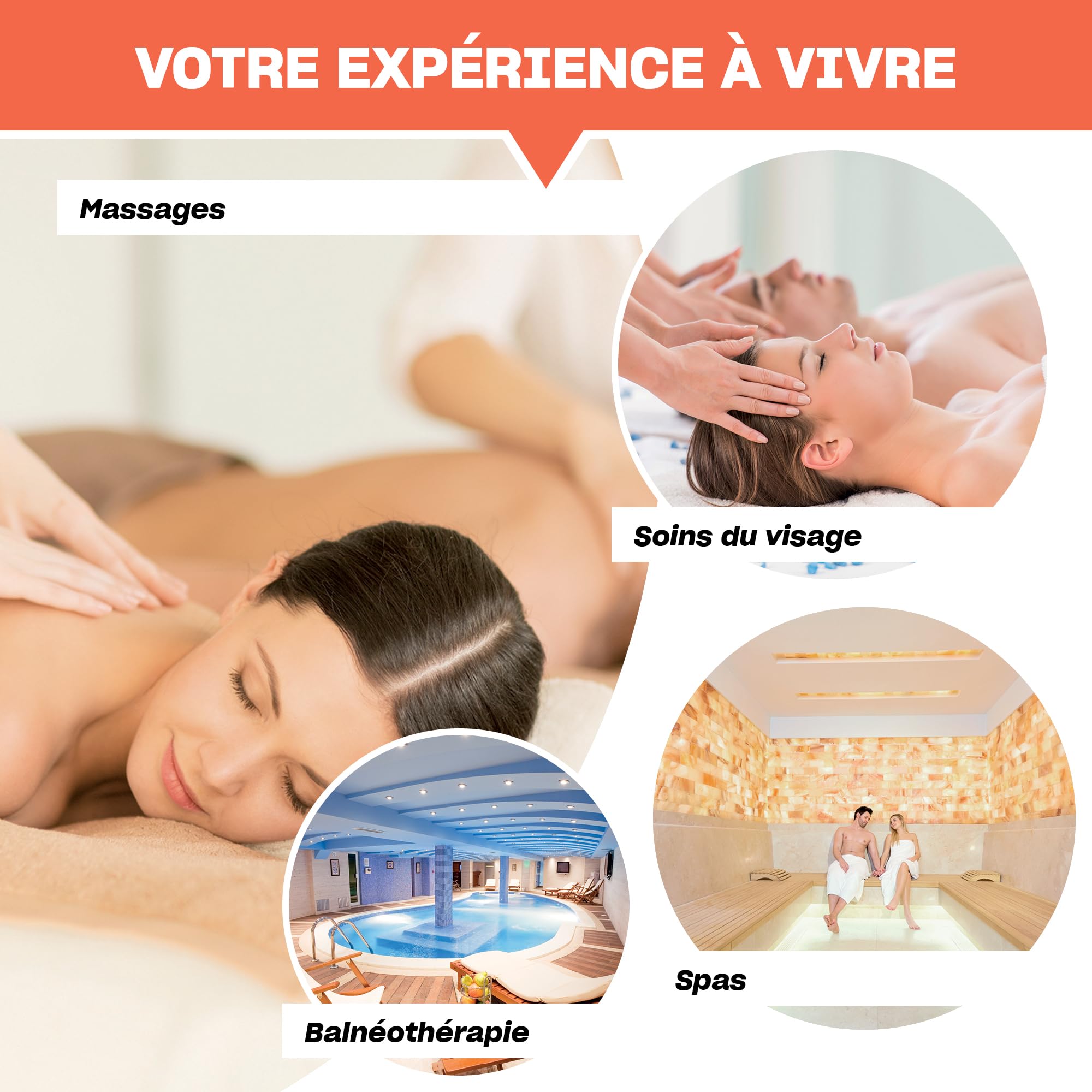 Smartbox - Coffret cadeau Séance bien-être pour 1 ou 2 personnes - Idée cadeau détente et volupté