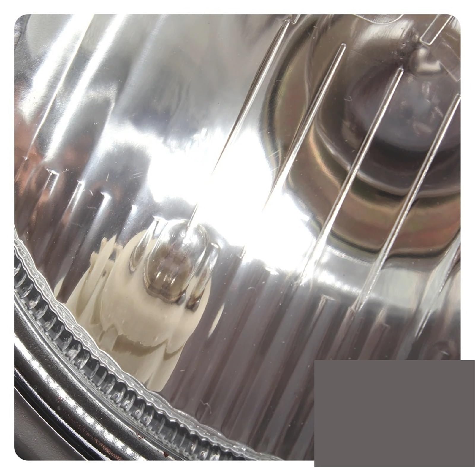 Faro Anteriore Cromato Per Steed VLX 400 Shadow 600 Magna 250 Luci Anteriori Moto