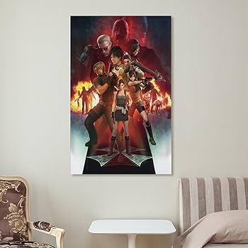 Amazon.co.jp: バイオハザード 映画 壁紙1 ポスター キャンバス