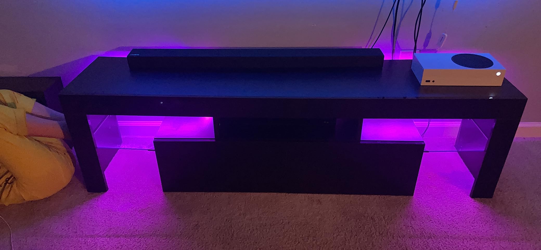 33/mo Finance LED TV Stand for 70 Inch TV, LED Entertainment Center