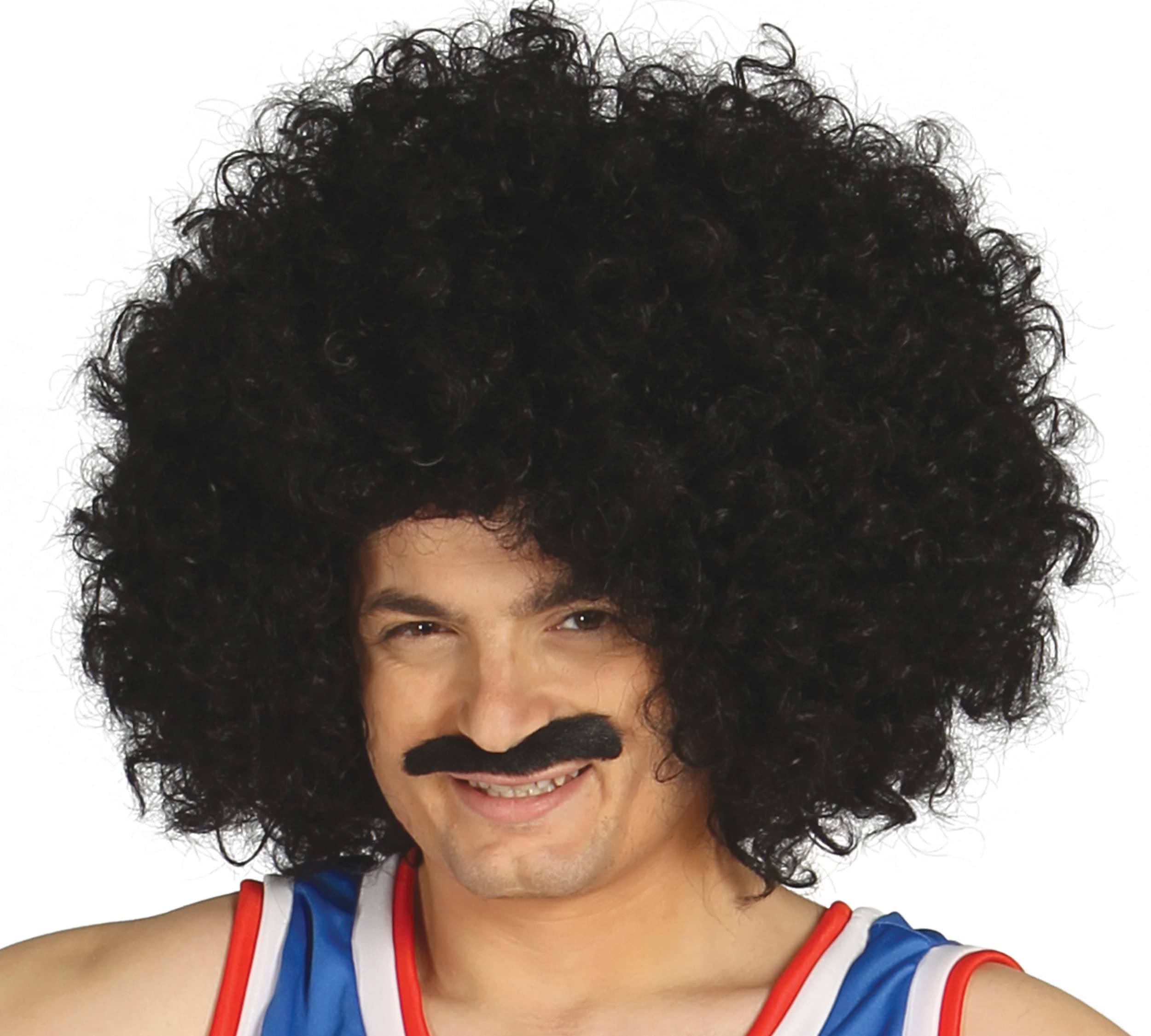 FIESTAS GUIRCAFiestas Guirca GUI4630 – Super Giant Black Curly Wig (Box Containe