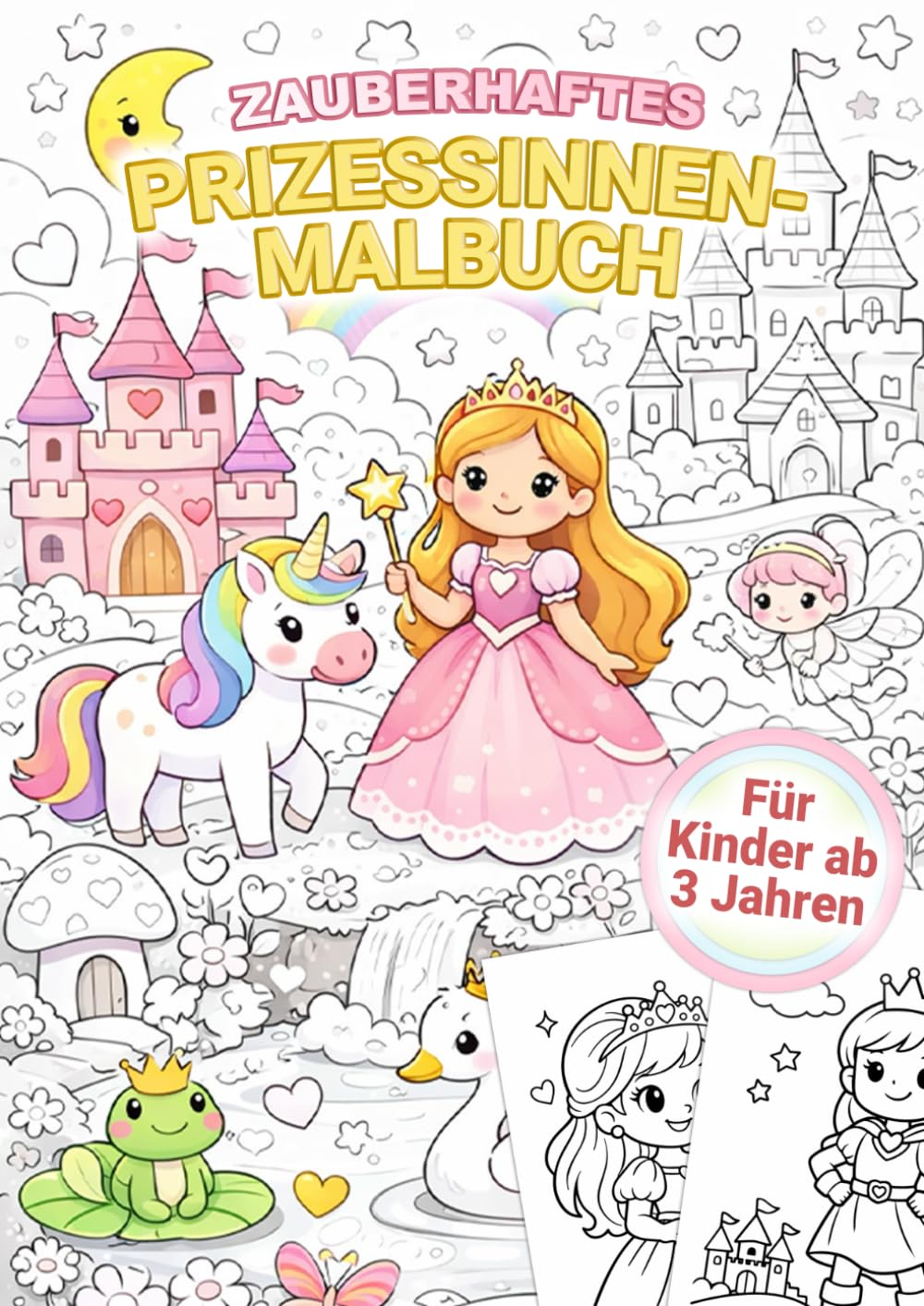 Zauberhaftes Prinzessinnen-Malbuch (Malbücher für Groß und Klein)