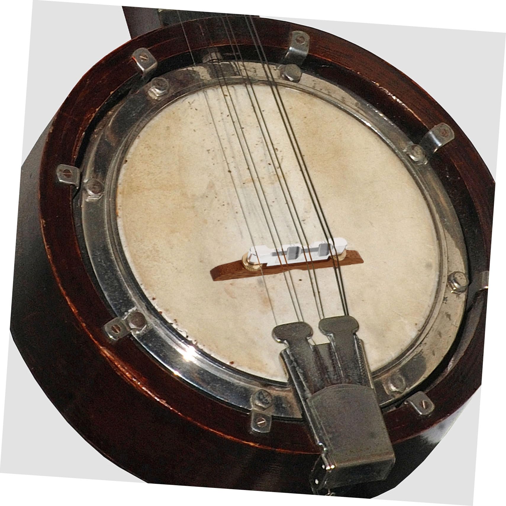 Kisangel Chevalet de Banjo en Bois de Palissandre Pièce de Remplacement Stable et Lisse Accessoire pour Banjo à Cordes Pont pour Instrument de Musique Adapté aux Amateurs et Professionnels