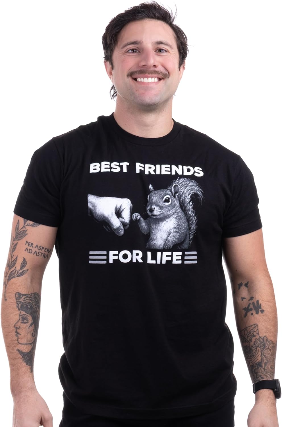 Retro Squirrel T-Shirt Funny Animal Lovers for Men Women Kids, Cute Vintage Pet Squirrel Gift, Wildlife Nature Graphic Tee - Image 2