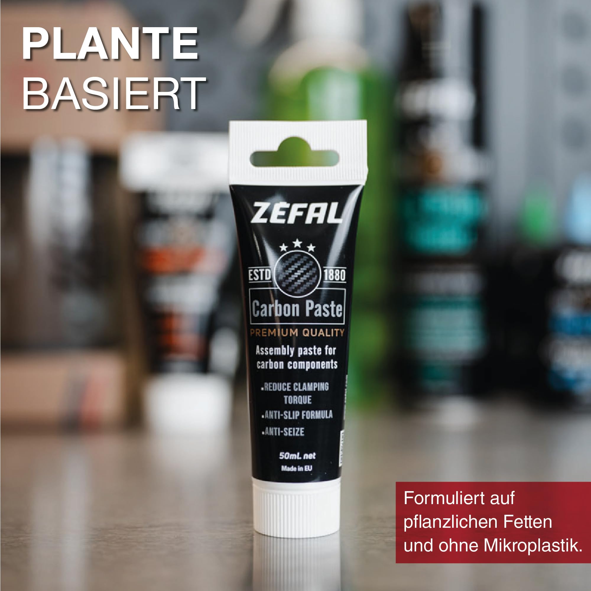 sattelstütze montagepaste oder fett ZEFAL Carbon Paste Fahrrad - Carbon Fahrrad - Anti-Friktions- Montagepaste für Carbon-Komponenten - Mikrosandgestrahltes für die Montage xo14 Fanatec CSL PEDALS TUNING Zubehörgröße:14 oz