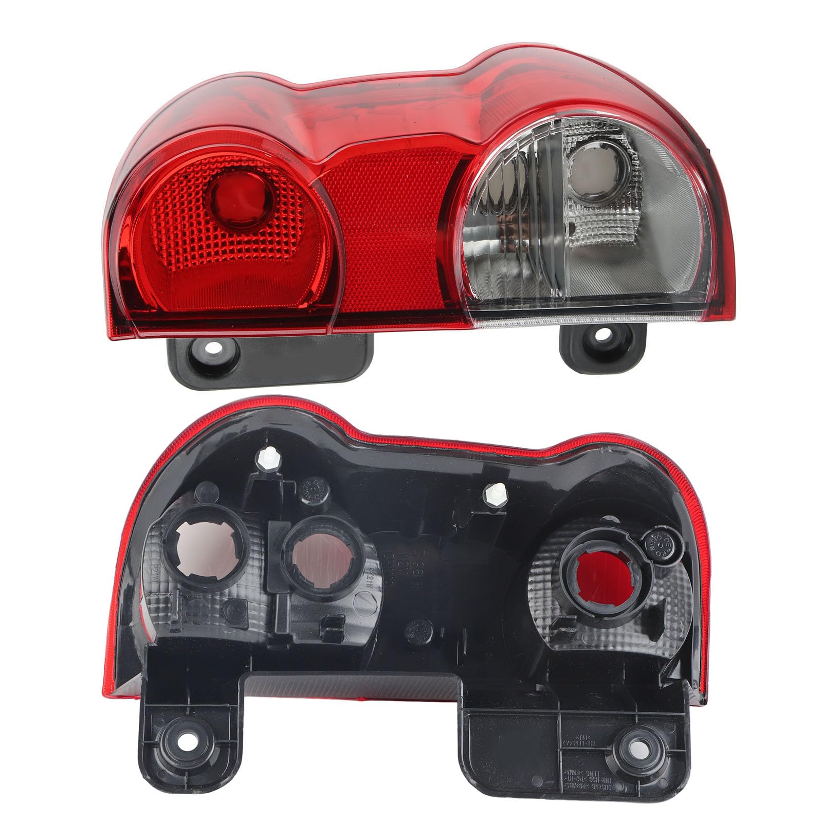 Tbest Paille-feu Arrière du Frein Arrière Droit côté Arrière 26550 JX00A Remplacement pour NV200 2009 2015 LED Lumineuse Multiporce à LED Bright Ensemble de Feux Arrière en Plastique