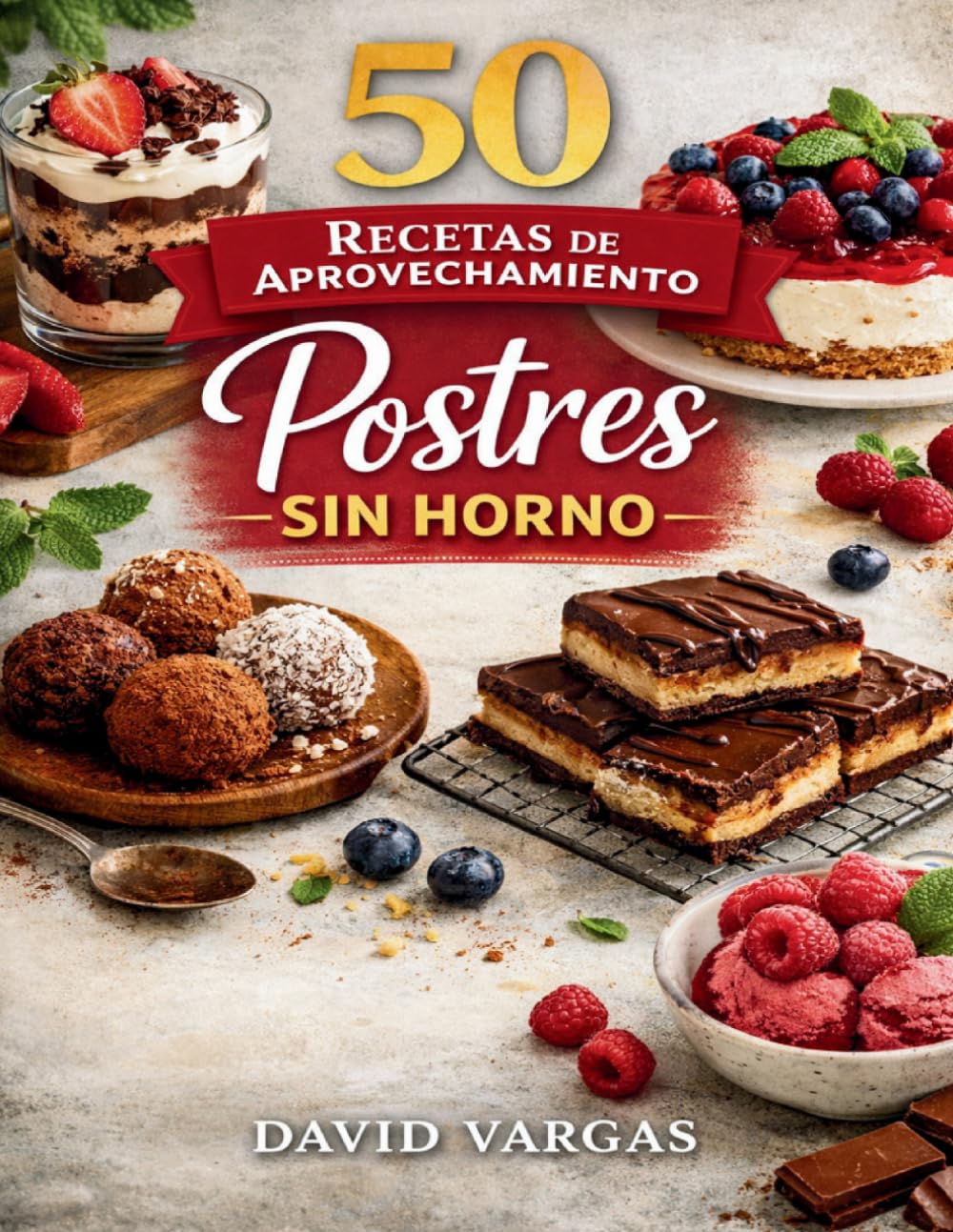 50 Recetas de Aprovechamiento de Postres Sin Horno: Ideas dulces para reducir desperdicios y crear delicias fáciles en casa