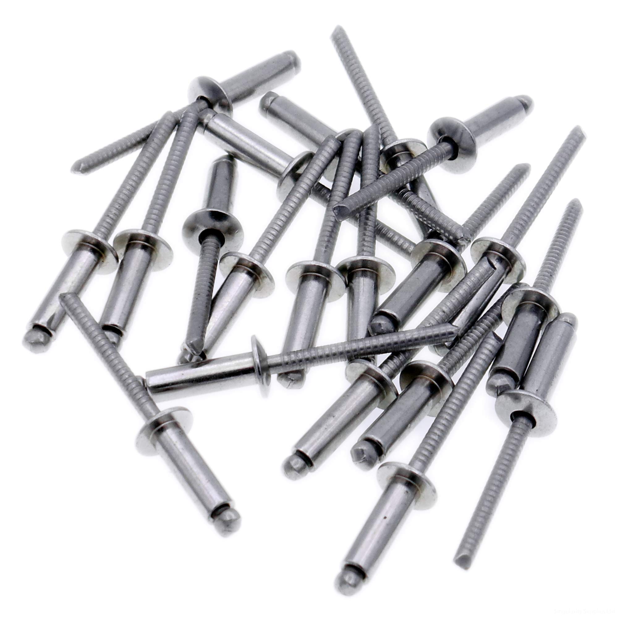 Singularity Supplies M4.8 (4.8Mm X 16Mm) Dome Blind Rivet - Stainless Steel (A2) (Pack Of 20)