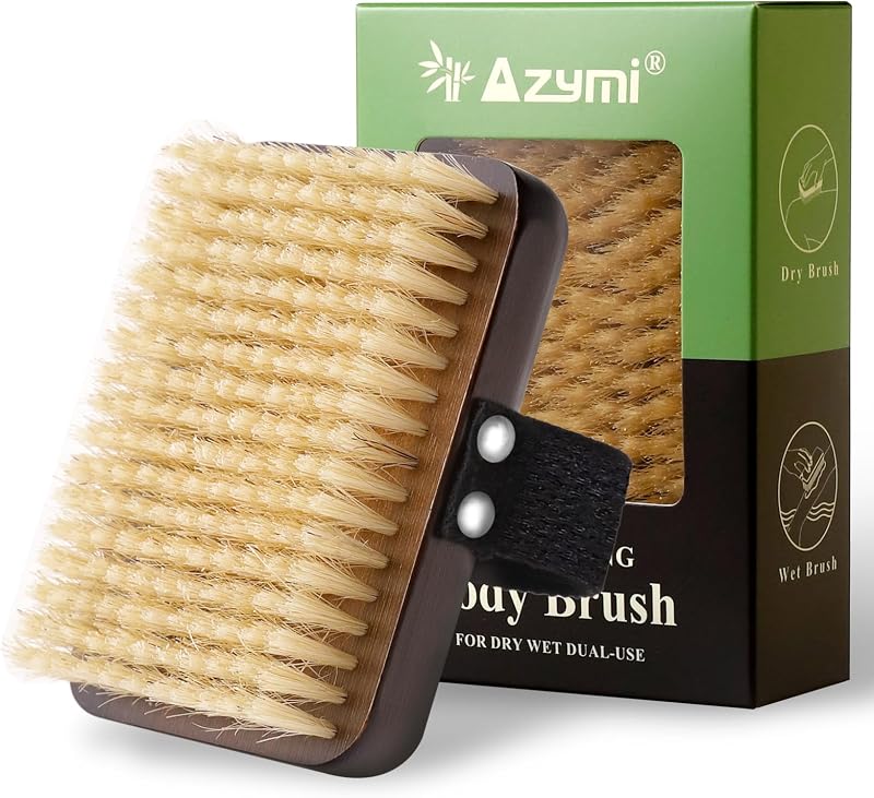 Escova corporal Azymi para banho e uso seco