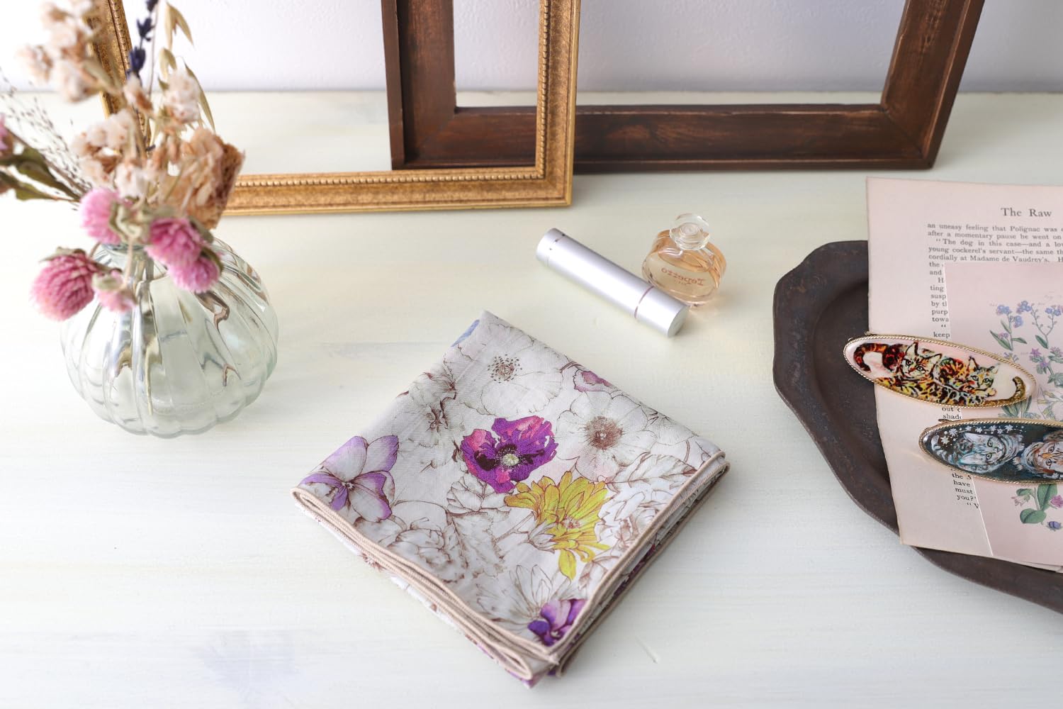 DDintex Floret London Mellow Cloth LL Rest Red 50 x 50 cm [Liberty Print]