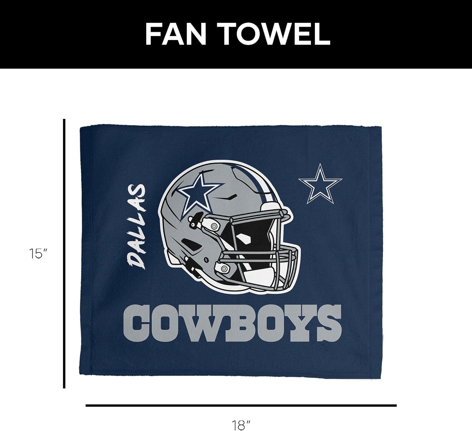 Northwest Dallas Cowboys NFL Rally - Rally Towel 18 x 15 Inches - Image 5