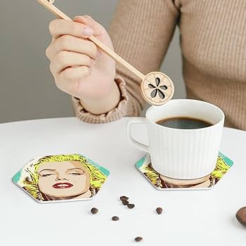 マリリン・モンロー コースター 6枚セット Amazon｜マリリンモンロー コースター 円形 八角形 六角形 四角