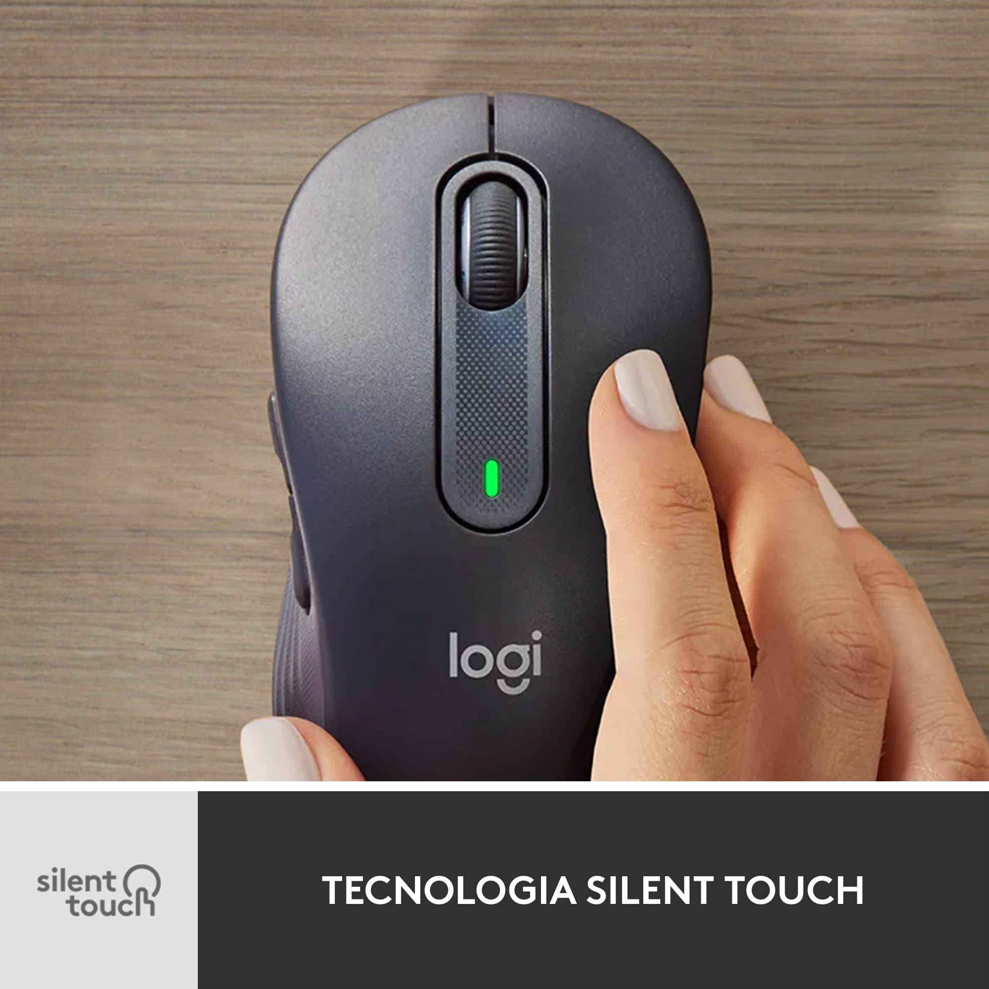 Logitech Signature MK650 Combo for Business | Mouse e tastiera senza fili, Logi Bolt, Bluetooth, SmartWheel, Win/Mac/Chrome/Linux, Layout Italiano QWERTY - Bianco