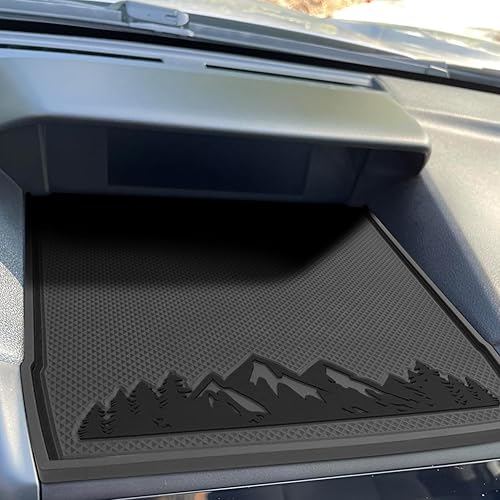 Miniatura 2 de Alfombrillas de tablero para Subaru Crosstrek 2023-2018, Forester 2019-2024, Impreza 2018-2023, forro interior antideslizante para tablero (negro)