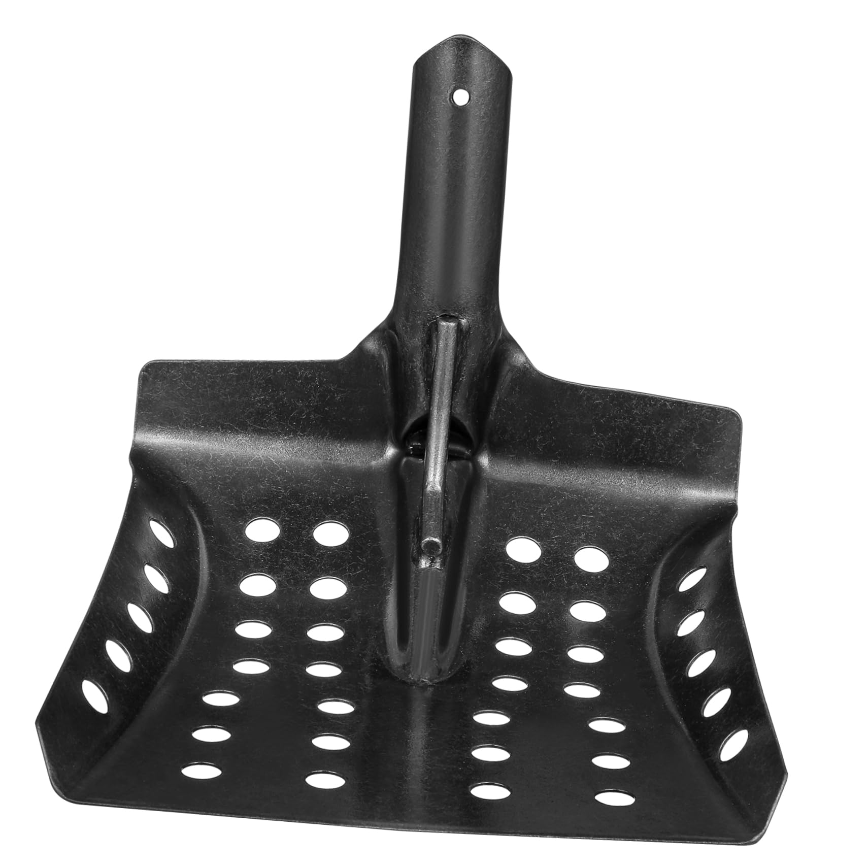 Toddmomy Ergonomic Drain Sifting Shovel Heavy Duty Soil Scoop Square Sifting Eye Shovel for Sewage Cleaning Trenching
