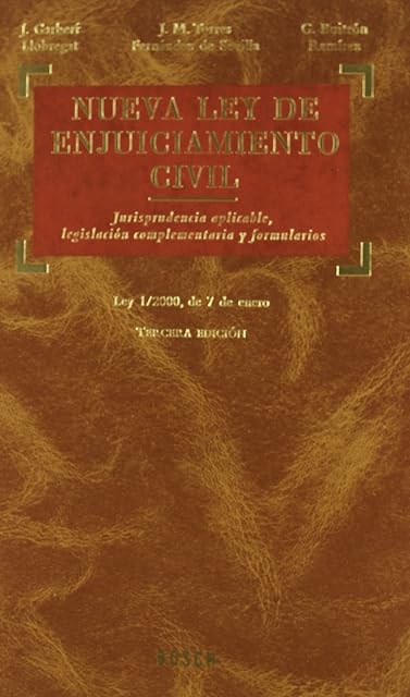 Portada de Nueva Ley de Enjuiciamiento Civil: Jurisprudencia Aplicable Legi Slaci