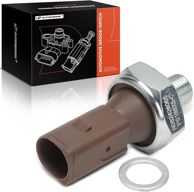 Sensor de pressão do óleo do motor A-Premium para Audi, Volkswagen e Porsche – 1 unidade