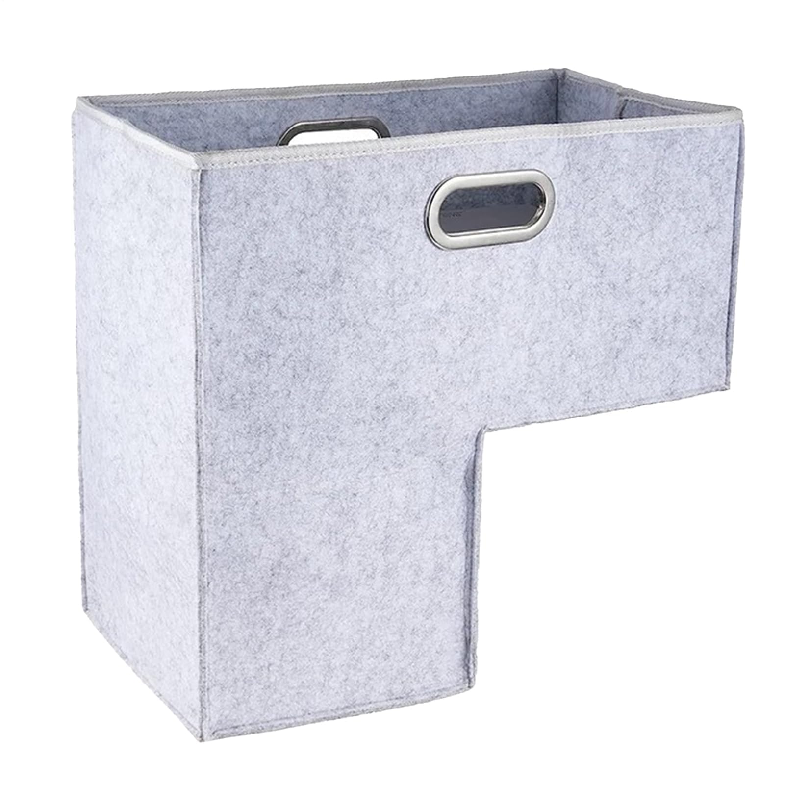 Mrku Grey Basket Storage Box Kitchen Folding Staircase Step,Step,Toy Organizer,Felt For Toys,Laundry,Household Items