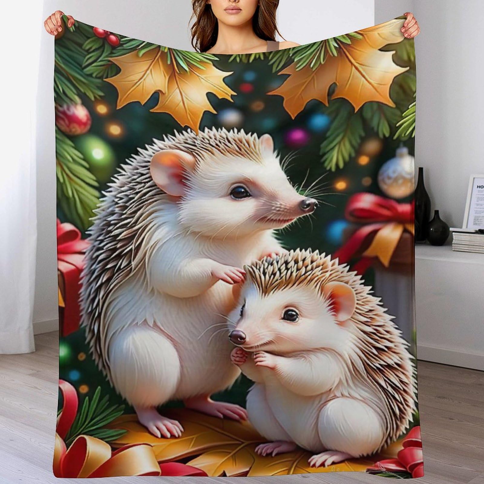 Couverture lit hérisson en flanelle anti-froid pour draps et canapé usé