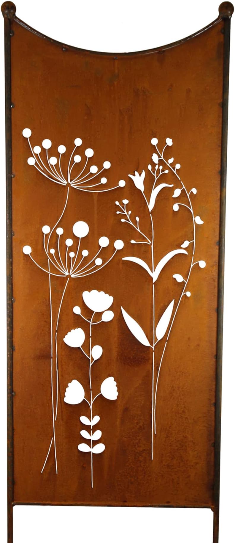 Panneau Jardin Patine Plaque De Jardin Rouillée 'Blumen