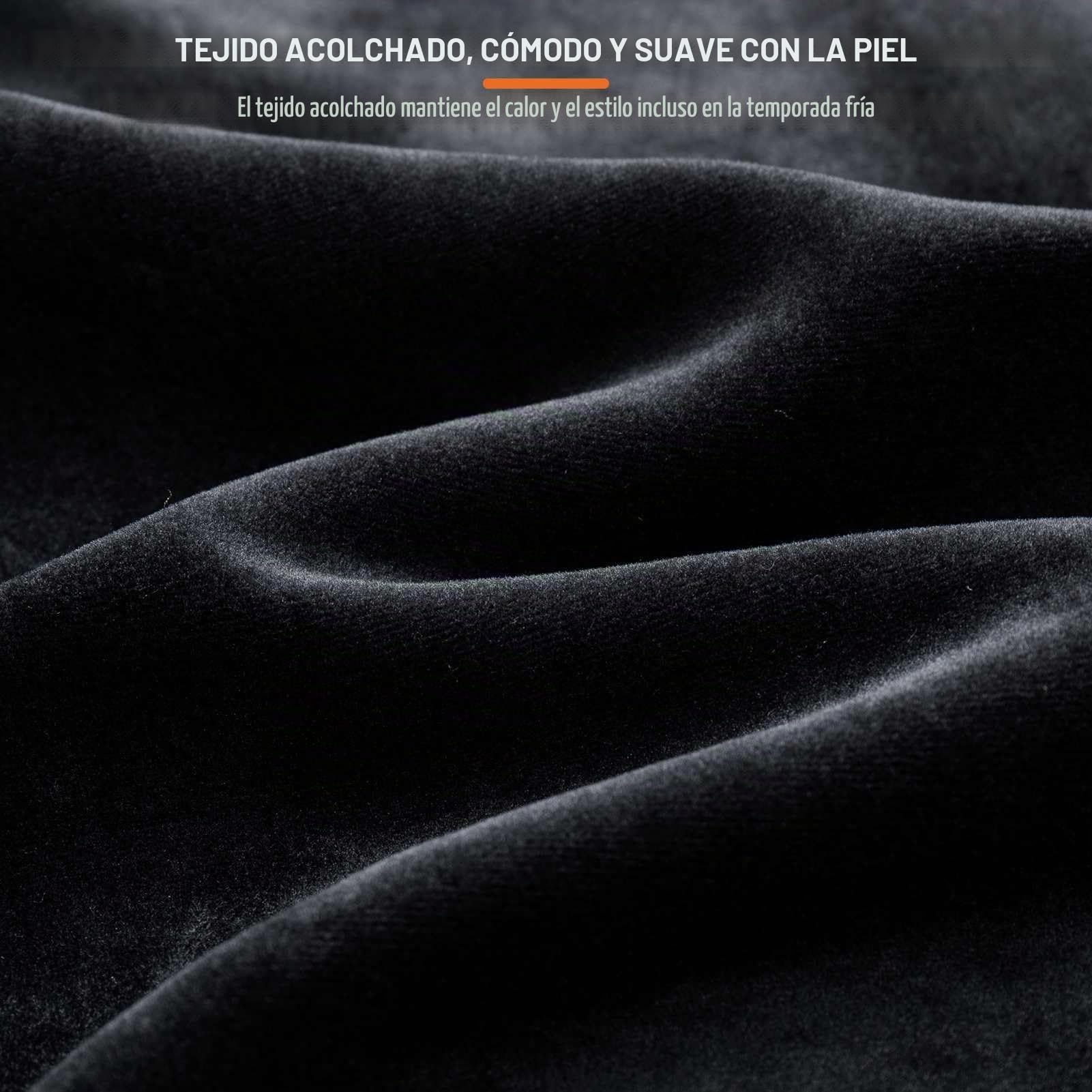 Camiseta Calefactable Térmica, Calentador Ropa Interior de Manga Larga para Hombres y Mujeres, Forro Polar Ropa Termica Electrico USB para Moto al Aire Libre